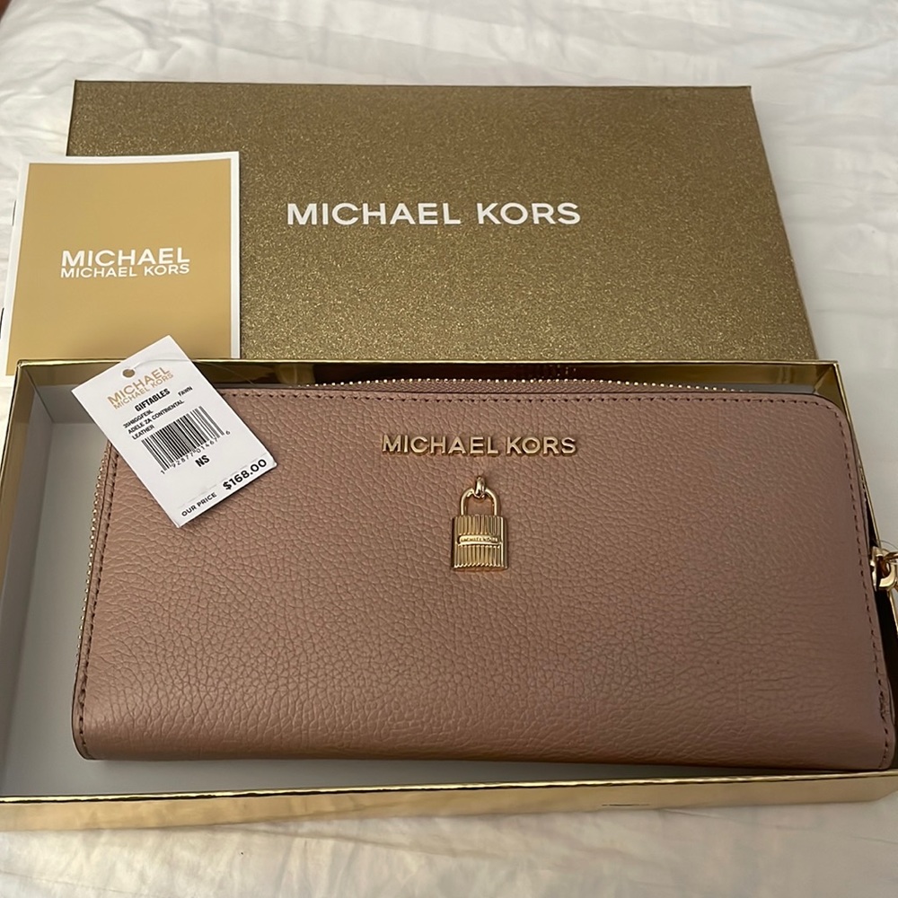 Michael Kors new wallet.  Gorgeous